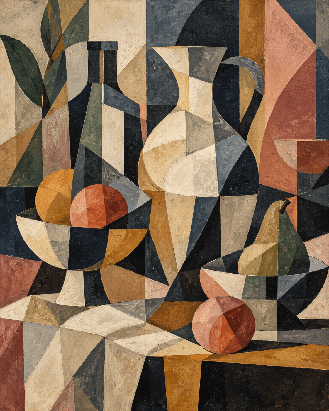 Modern Cubist still life